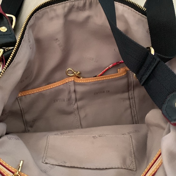 MZ Wallace Tote Bag Spring Floral Nylon Large Crossbody Strap extra small bag - Picture 8 of 11